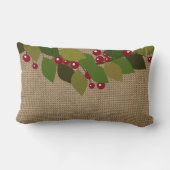 メリークリスマス! |バフェイクーラップ素朴 ランバークッション (裏面)