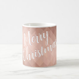 メリークリスマス バラのゴールドの上品なデザイン コーヒーマグカップ
