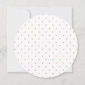 メリークリスマス |バラ金ゴールドタイポグラフィと写真 シーズンカード (裏面)