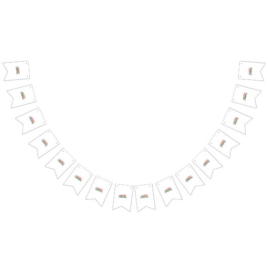 メリークリスマス バンティングフラッグ (全)