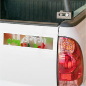 メリークリスマス バンパーステッカー (トラック上)