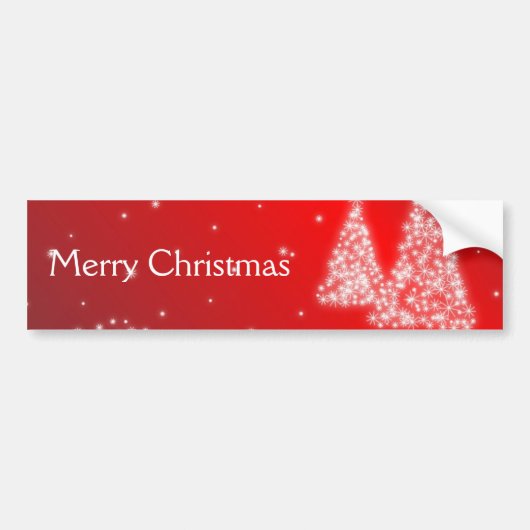 メリークリスマス バンパーステッカー (正面)