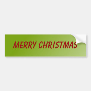 メリークリスマス バンパーステッカー