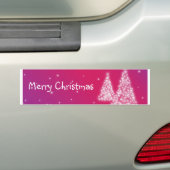 メリークリスマス バンパーステッカー (車上)