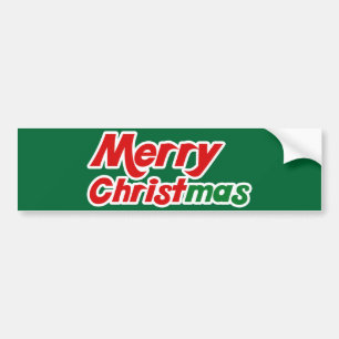 メリークリスマス バンパーステッカー