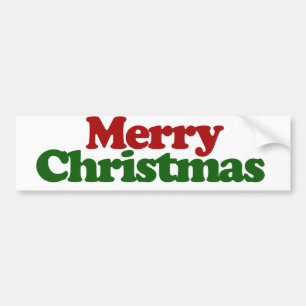 メリークリスマス バンパーステッカー