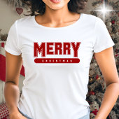 メリークリスマス – バーシティレッド Tシャツ