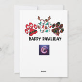 メリークリスマス・パパ、両親を待って シーズンカード (裏面)