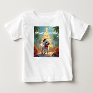 メリークリスマス・パピー ベビーTシャツ