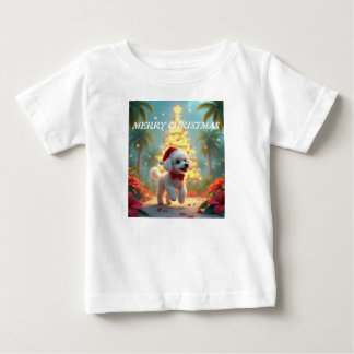 メリークリスマス・パピー ベビーTシャツ