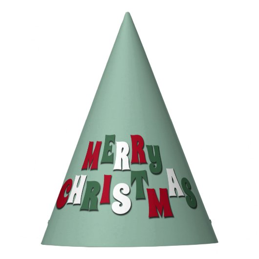 メリークリスマス パーティーハット (正面)