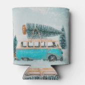 メリークリスマス：ビンテージ車はがき。 缶クーラー (裏面)