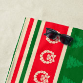 メリークリスマス ビーチタオル (インサイチュ)