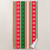 メリークリスマス ビーチタオル (正面)