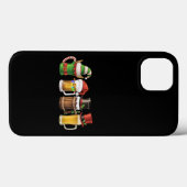メリークリスマス ビール 飲む サンタ ビール好き Case-Mate iPhoneケース (裏面 (横))