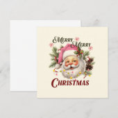メリークリスマス – ピンクサンタ (正面/裏面)