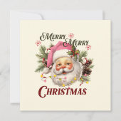 メリークリスマス – ピンクサンタ (正面)