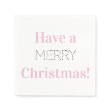 メリークリスマス |ピンクタイポグラフィパーティー