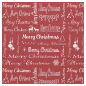 メリークリスマス ファブリック (クローズアップ)