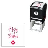 メリークリスマス ファミリーニューイヤーメッセージ セルフインキングスタンプ (インサイチュ)