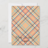 メリークリスマス ファミリーフォト カスタム シーズンカード (裏面)