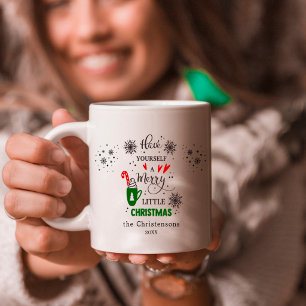 メリークリスマス ファミリーフォト コーヒーマグカップ