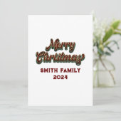 メリークリスマス – ファミリーマッチング シーズンカード (スタンド正面)