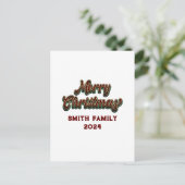 メリークリスマス – ファミリーマッチング シーズンポストカード (スタンド正面)