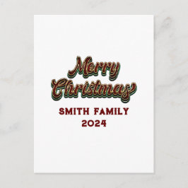 メリークリスマス – ファミリーマッチング シーズンポストカード