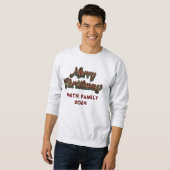 メリークリスマス – ファミリーマッチング スウェットシャツ (正面フル)