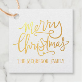 メリークリスマス ファミリー ネーム フェイバータグ