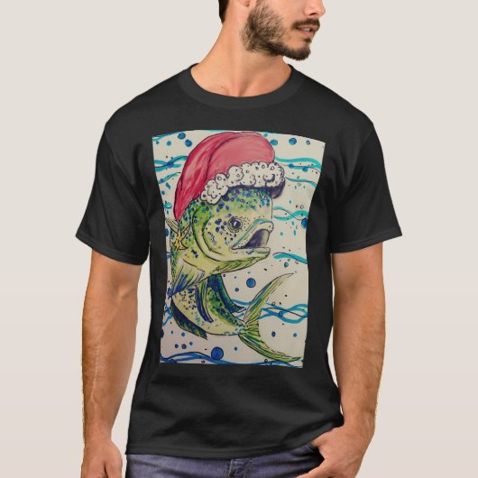 メリークリスマス フィッシング Tシャツ (正面)