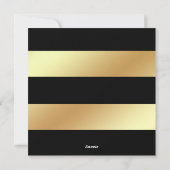 メリークリスマス |フェイク金ゴールドタイポグラフィ(写真付き) シーズンカード (裏面)