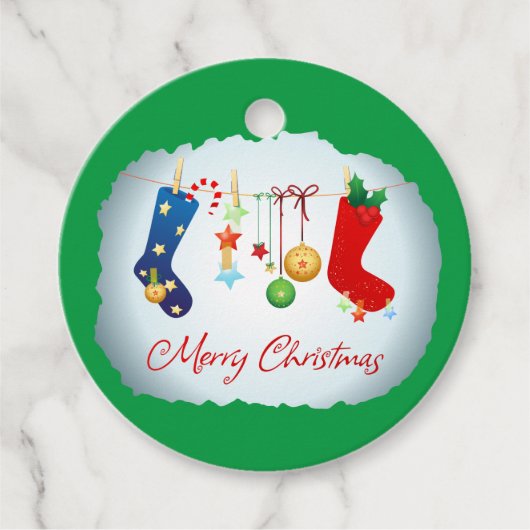 メリークリスマス フェイバータグ (正面)