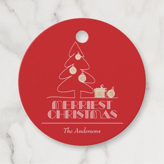 メリークリスマス フェイバータグ (正面)