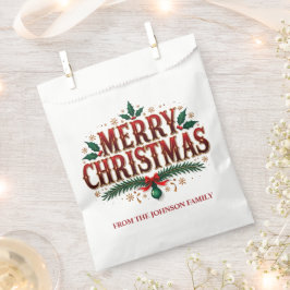 メリークリスマス フェイバーバッグ