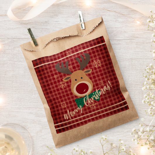 メリークリスマス! フェイバーバッグ (クリップ留めされた状態)