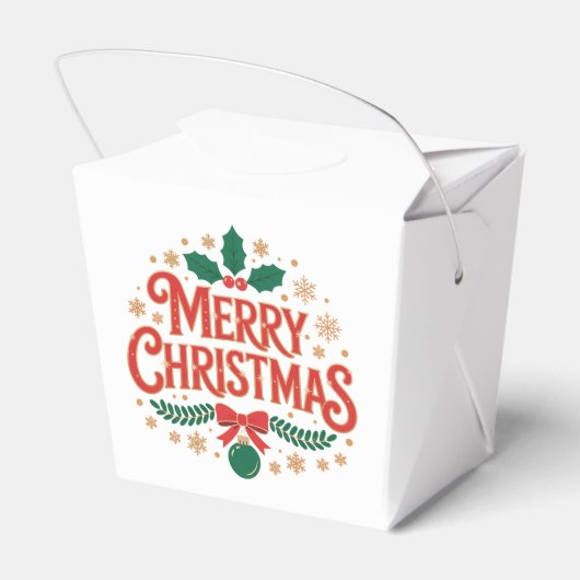 メリークリスマス フェイバーボックス (裏面サイド)