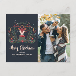 「メリークリスマス」フェスティバルホリデーディアクリスマス シーズンポストカード