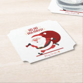 メリークリスマス – フェスティバル紙コースターデザイン ペーパーコースター (アングル)