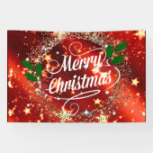 メリークリスマス、フェスティバル華美と 横断幕 (横)