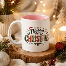 メリークリスマス フェスティブタイポグラフィー