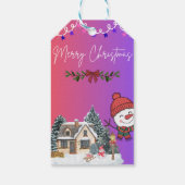 メリークリスマス フェスティブタグ ギフトタグ (裏面)