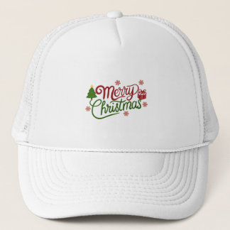 メリークリスマス フェスティブ ホリデー トラッカー ハット