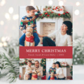 メリークリスマス フォトコラージュ ホリデーカード