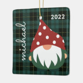 メリークリスマス |フォトセラミックオーナメントの追加 セラミックオーナメント (左)