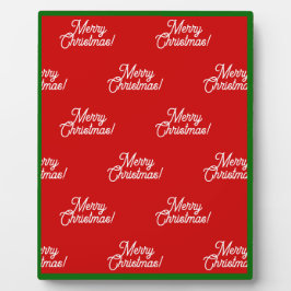 メリークリスマス! フォトプラーク