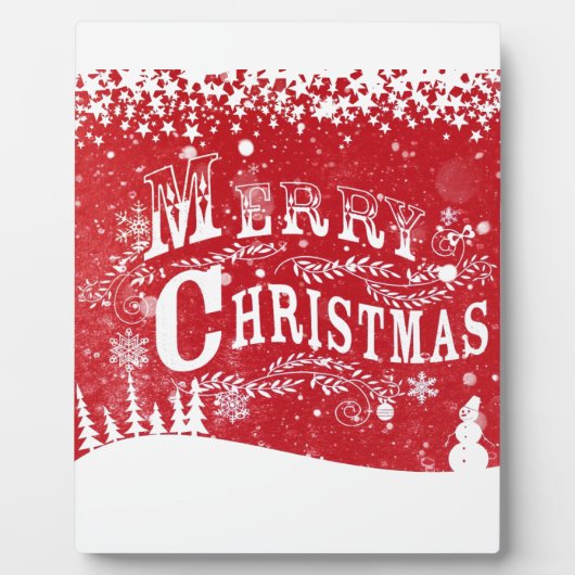 メリークリスマス フォトプラーク (正面)