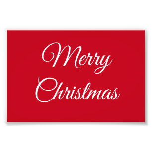 メリークリスマス フォトプリント