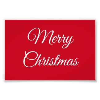 メリークリスマス フォトプリント